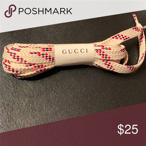 white shoe laces for gucci|Gucci shoe laces for sale.